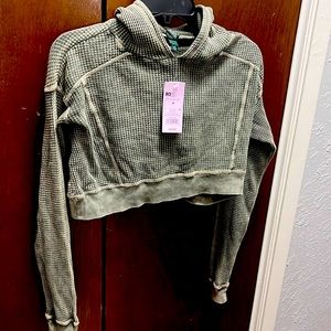 Brand new cropped hoodie, tag still on